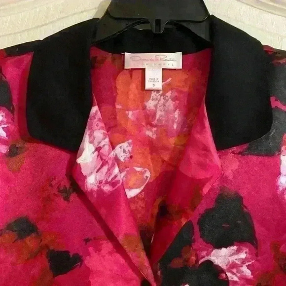 Oscar de la Renta pink label top - Picture 2 of 4